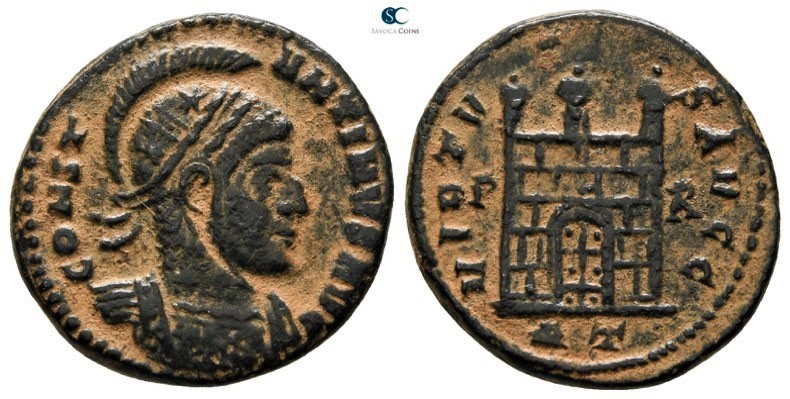 Constantinus I the Great AD 306-337. Struck AD 318-319. Rome
Follis Æ

18mm.,...