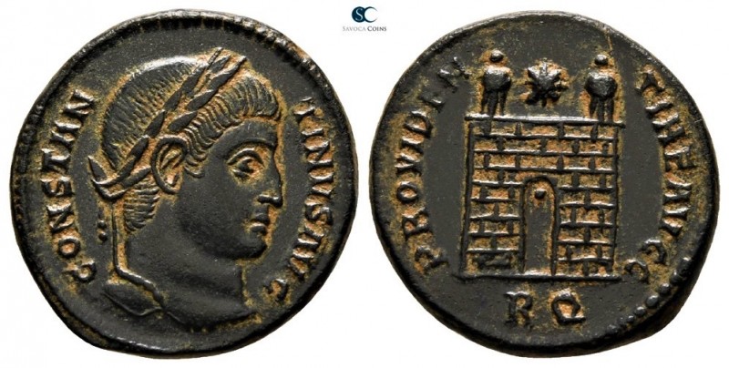 Constantinus I the Great AD 306-337. Struck AD 324-325. Rome
Follis Æ

1mm., ...