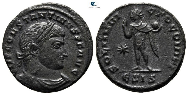 Constantinus I the Great AD 306-337. Struck AD 317. Siscia. 5th officina
Follis...
