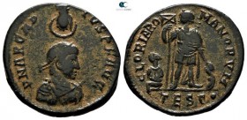 Arcadius AD 383-408. Struck AD 383-395. Thessaloniki. 3rd offficina. Æ