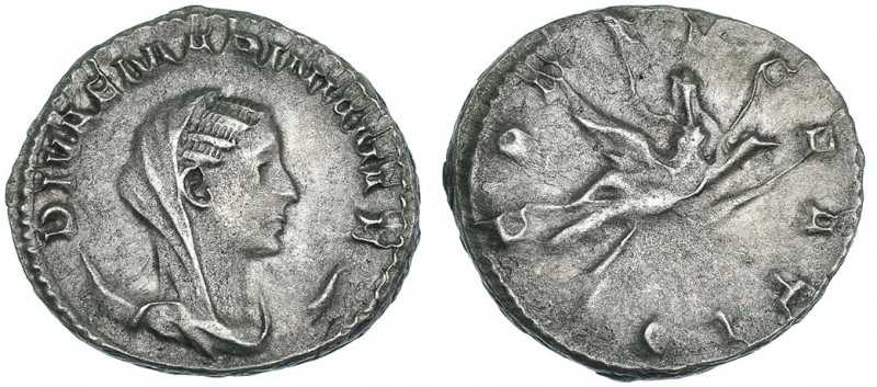 MARINIANA, (Esposa de Valeriano I). Antoniniano. Roma (254). A/ DIVAE MARINIANAE...