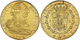 8 escudos. 1774. Madrid. PJ. VI-1621. R.B.O. MBC+/EBC.