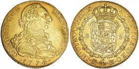 8 escudos. 1774. Madrid. PJ. VI-1621. R.B.O. EBC-