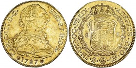 8 escudos. 1787. Sevilla. CM. VI-1782. RB.O. MBC/MBC+.