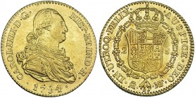 2 escudos. 1794. Madrid. MF. VI-1043. R.B.O. EBC-/EBC.