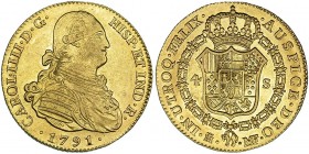 4 escudos. 1791. Madrid. MF. VI-1195. R.B.O. EBC-/EBC.