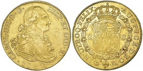 8 escudos. 1802. Madrid. FA. VI-1321. MBC-/MBC.