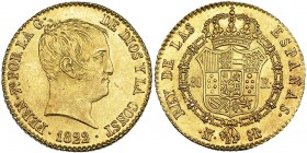80 reales. 1822. Madrid. SR. VI-1344. B.O. EBC+/SC.