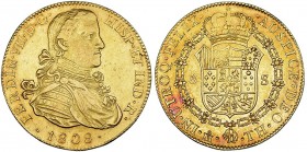8 escudos. 1808. México. TH. VI 1481. MBC+/EBC.