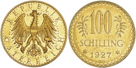 AUSTRIA. 100 chelines. 1927. KM-2842. EBC+.