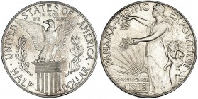 ESTADOS UNIDOS DE AMÉRICA. 1/2 dólar. 1915S. Panama-Pacific Exposition. KM-135. EBC+. Rara.