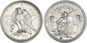 ESTADOS UNIDOS DE AMÉRICA. 1/2 dólar. 1934. Texas. KM-167. EBC+.