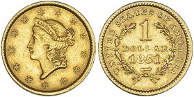 ESTADOS UNIDOS DE AMÉRICA. Dólar. 1851. KM-73. MBC+.