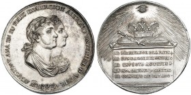 MÉXICO. Medalla. 1823. Proclamación de A. Iturbide. AR 44 mm. Grabador: Gordillo. Grove-15a. EBC. Muy escasa en esta conservación. EBC.