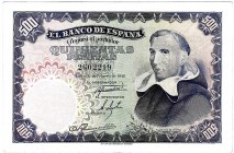 BANCO DE ESPAÑA. 500 pesetas 2-1946. Sin serie. ED-D53. MBC+.