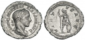 ALEJANDRO SEVERO. Denario. Roma (233-235). R/ VIRTVS AVG. RIC-182. EBC.