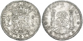 8 reales. 1770. México. MF. VI-928. MBC.