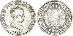 4 reales. 1835. Madrid. CR. VI-377. MBC.