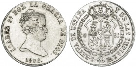 4 reales. 1836. Sevilla. DR. VI-404. Limpiada. MBC+.