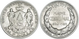 ESTADOS UNIDOS DE AMÉRICA. 1/2 Dólar. 1920. Maine. KM-146. MBC.