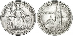 ESTADOS UNIDOS DE AMÉRICA. 1/2 Dólar. 1935 S. San Diego. KM-171. EBC-.