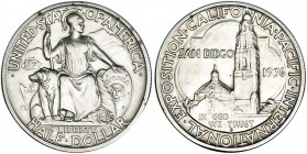 ESTADOS UNIDOS DE AMÉRICA. 1/2 Dólar. 1936 D. San Diego. KM-171. EBC-