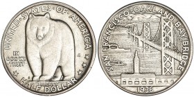 ESTADOS UNIDOS DE AMÉRICA. 1/2 Dólar. 1936. San Francisco. KM-174. Pequeñas marcas. MBC+.