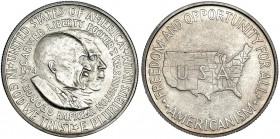ESTADOS UNIDOS DE AMÉRICA. 1/2 Dólar. 1954 D. W. Carter. KM-200. EBC.