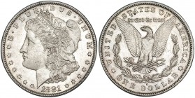 ESTADOS UNIDOS DE AMÉRICA. Dólar. 1881-S. KM-110. EBC.