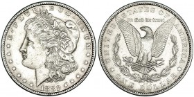 ESTADOS UNIDOS DE AMÉRICA. Dólar. 1882 CC. KM-110. Golpecitos en anv. EBC-