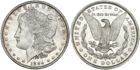 ESTADOS UNIDOS DE AMÉRICA. Dólar. 1884-O. KM-110. SC.