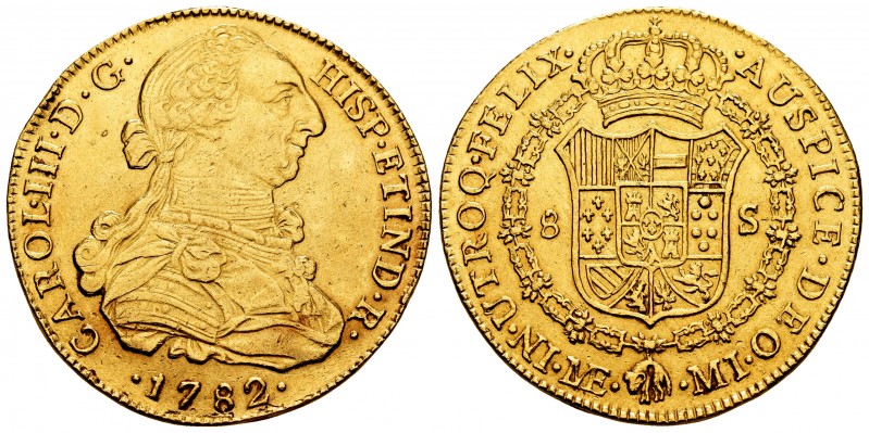 Charles III (1759-1788). 8 escudos. 1782. Lima. MI. (Cal 2008-39). (Cal 2019-194...