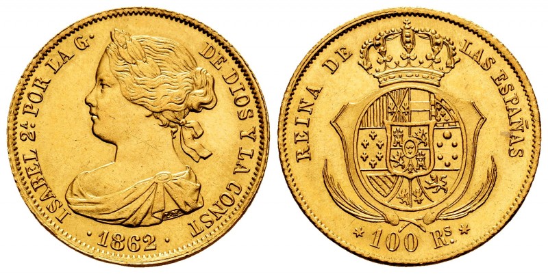 Elizabeth II (1833-1868). 100 reales. 1862. Madrid. (Cal 2008-27). (Cal 2019-789...