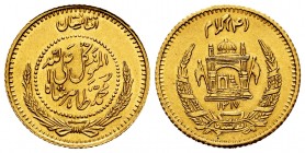 Afghanistan. Muhammad Zahir. 4 grams. AH 1352-1393 / AD 1933-1973. (Km-911 var.). (Fried-3). Au. 4,00 g. Choice VF. Est...150,00.
