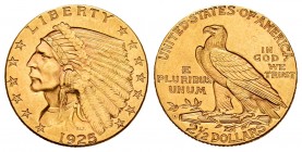 United States. 2 1/2 dollars. 1925. Denver. D. (Km-128). (Fr-121). Au. 4,18 g. UNC. Est...160,00.