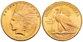 United States. 10 dollars. 1926. Philadelphia. (Km-130). (Fr-166). Au. 16,71 g. Almost UNC. Est...600,00.