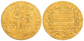 Netherlands. 1 ducado. 1771. (Km-12). Au. 3,40 g. Choice VF. Est...150,00.