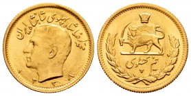 Iran. Muhammad Reza Palhevi. 1/2 pahlevi. 1338 H. (Km-1161). Au. 4,03 g. AU. Est...160,00.