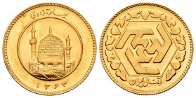 Iran. Azadi. 1358 H (1979). (Km-1248). Au. 8,19 g. UNC. Est...300,00.