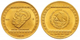 Mexico. 25 pesos nuevos. 1993. México. (Km-587). Au. 7,79 g. Almost UNC. Est...300,00.