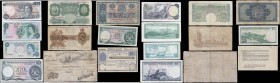 Great Britain & the Channel islands (10) all in average good Fine to VF and various issuers and issues. Comprising England (4) consisting of a Treasur...