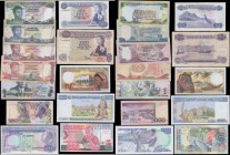 Africa & African Isles circa 1960's to modern (12) including QE2 Annigoni's portrait and all different issuers and denominations in various grades VF-...