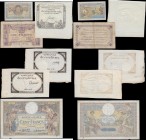 France Kingodm & First Republic, Tresor Francais, Emergency and early issues (6) in various grades Fine - VF to about UNC - UNC and always desirable i...