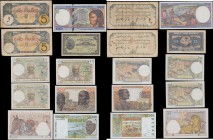 French Colonial Africa (10) a malgamation of various issues and issuers in a diversity of grades Fine-VF to EF-GEF. Comprising French West Africa (6) ...