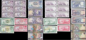 Gambia 1970's to modern (15) mostly in about UNC - UNC and including a few scarcer types. Comprising ND 1972-86 issues 1 Dalasis (6) in different vari...