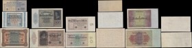 Germany Reicshbanknote 1922-23 issues (7) all various grades Fine/VF and about UNC - UNC, all different without duplication and includes some large si...