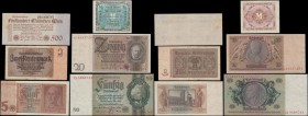 Germany various issues 1920-40's (6) in mixed grades VF-GVF to about UNC - UNC and all different notes without duplication and very collectible. Compr...