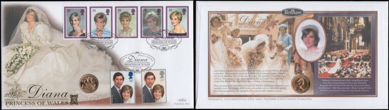 Sovereign 1981 BU in Benham's Princess Diana Sovereign Cover