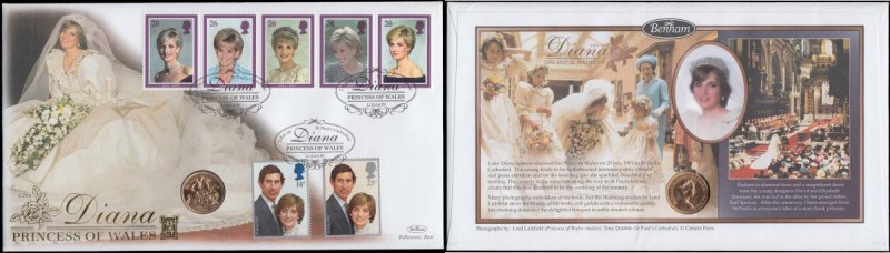 Sovereign 1981 BU in Benham's Princess Diana Sovereign Cover