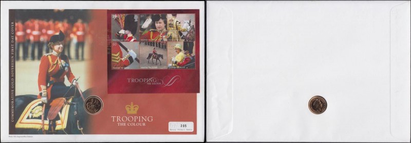 Sovereign 2005 BU in the Trooping of the Colour First Day Cover